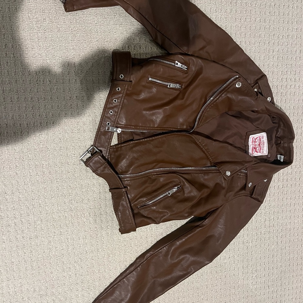 BNWOT Levi's Brown Leather Jacket
